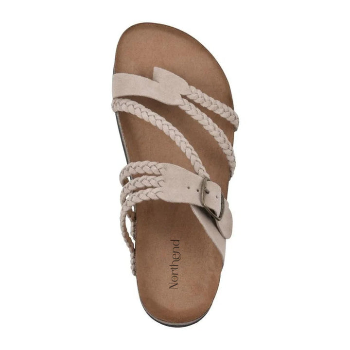Braided Cork Sandals – Adjustable Slip-On Summer Footwear