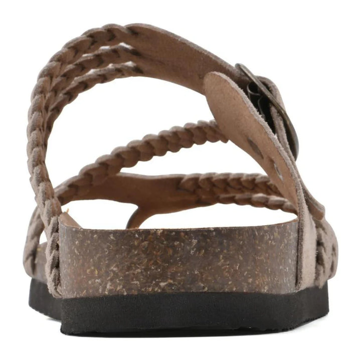 Braided Cork Sandals – Adjustable Slip-On Summer Footwear