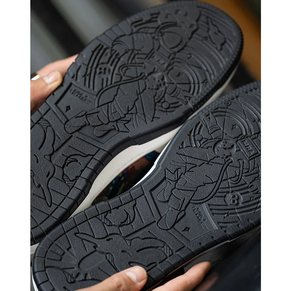 Dunhuang Mythos Sneakers – Artistic Low-Top Streetwear Shoes