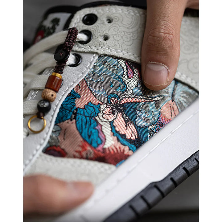 Dunhuang Mythos Sneakers – Artistic Low-Top Streetwear Shoes