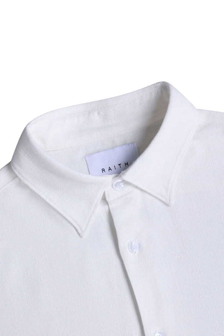 Linen Classic Collar Shirt – Long Sleeve Button-Up Style