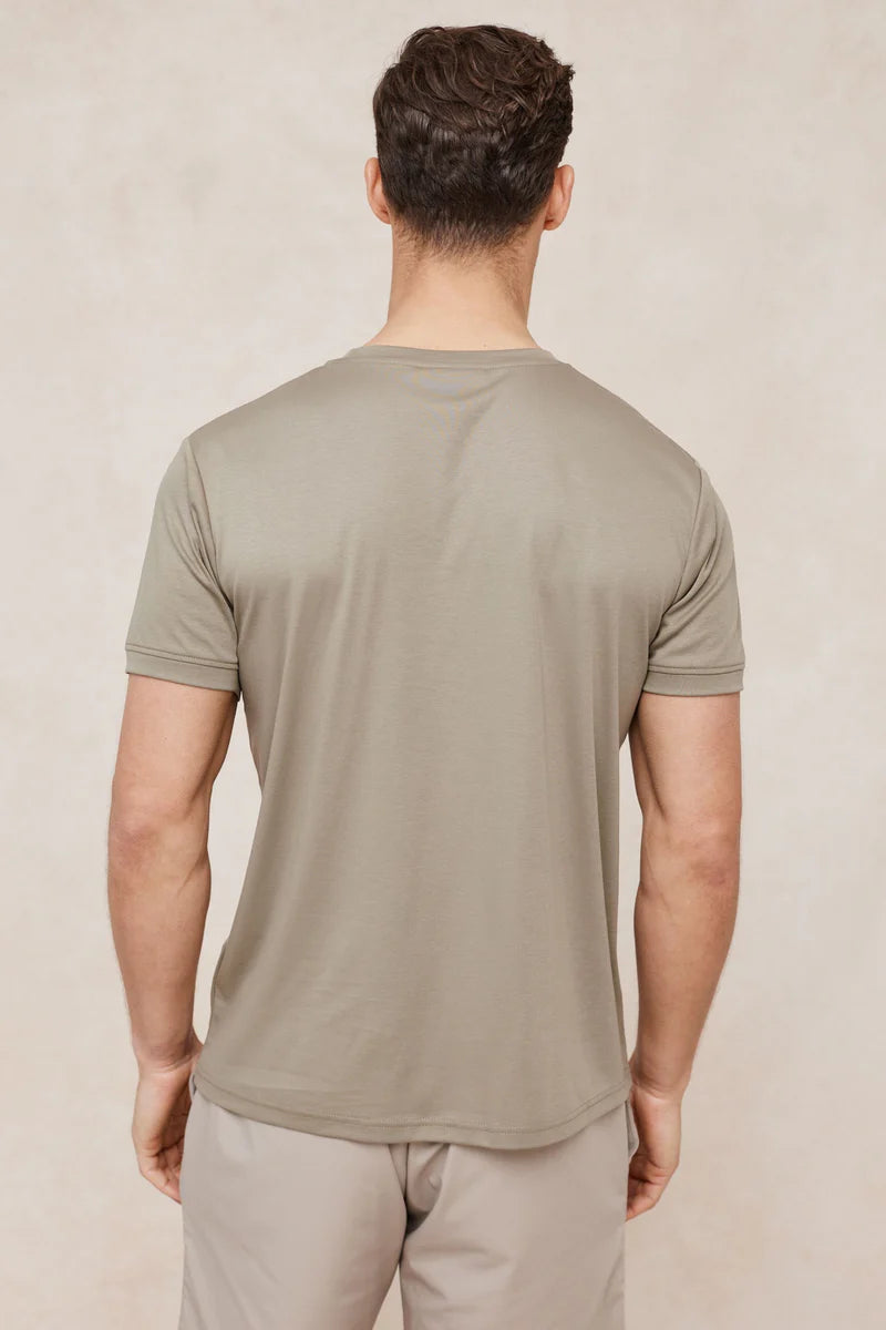 Mercerised T-Shirt – Clean Crew Neck Everyday Tee