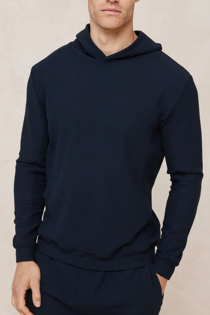 Zarco Crinkled Jersey Hoodie – Modern Lightweight Comfort Hoodie