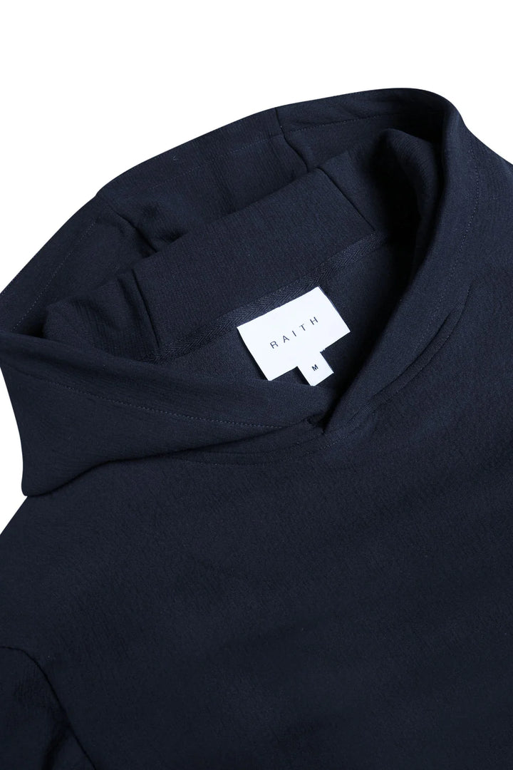 Zarco Crinkled Jersey Hoodie – Modern Lightweight Comfort Hoodie
