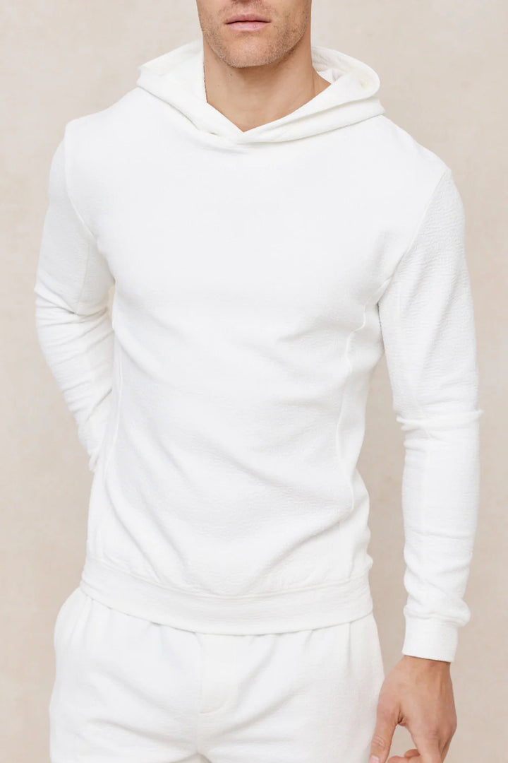 Zarco Crinkled Jersey Hoodie – Modern Lightweight Comfort Hoodie