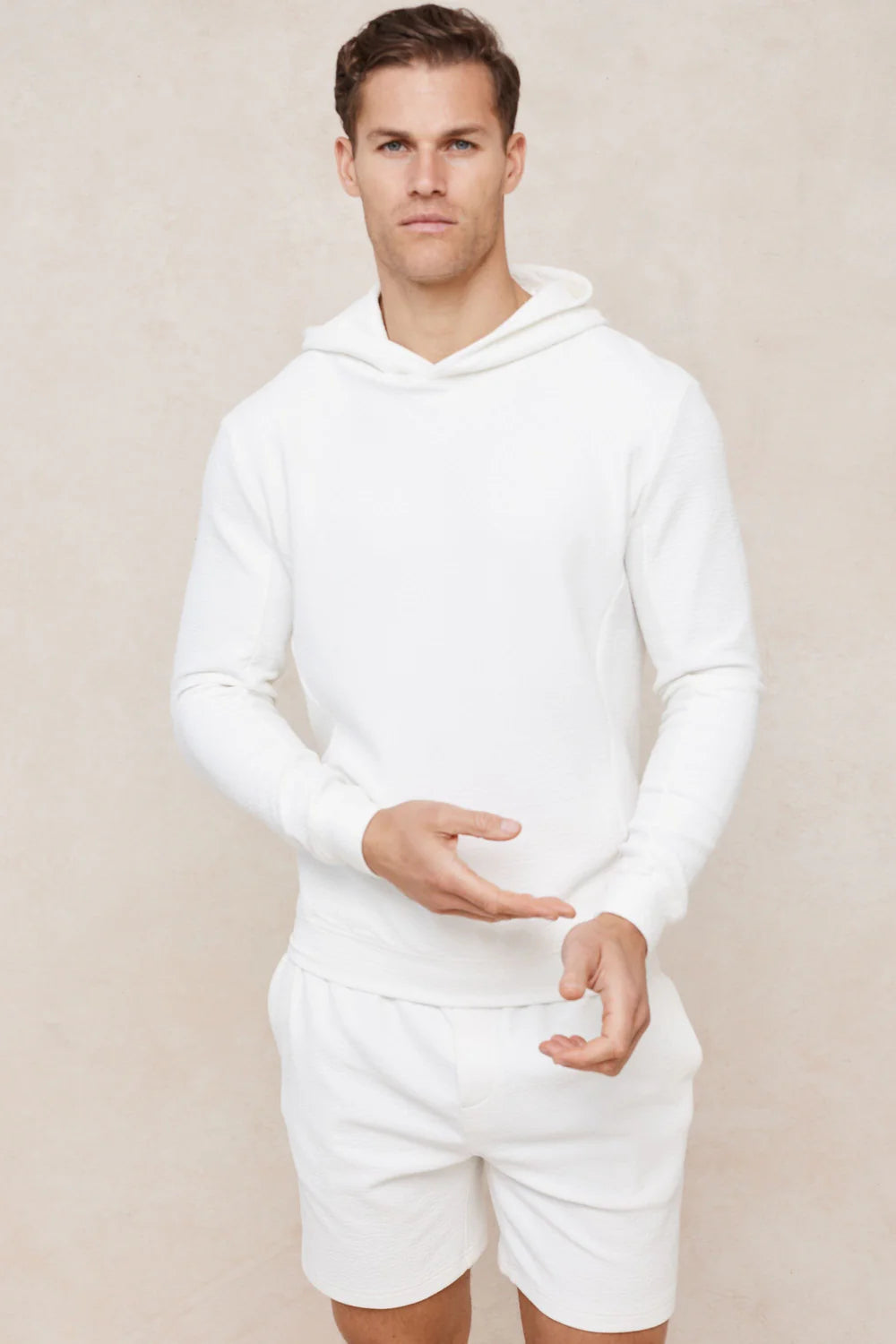 Zarco Crinkled Jersey Hoodie – Modern Lightweight Comfort Hoodie