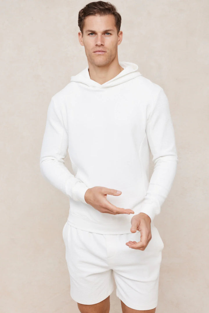 Zarco Crinkled Jersey Hoodie – Modern Lightweight Comfort Hoodie