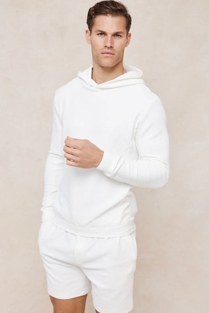 Zarco Crinkled Jersey Hoodie – Modern Lightweight Comfort Hoodie