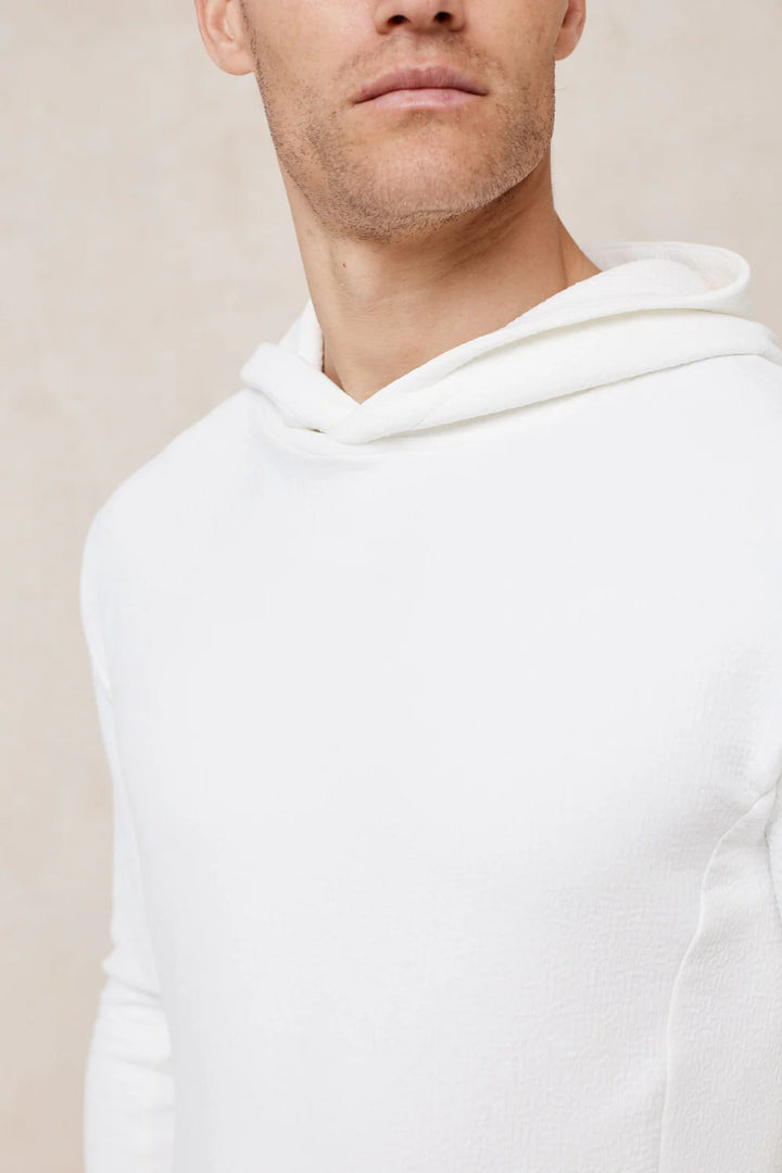 Zarco Crinkled Jersey Hoodie – Modern Lightweight Comfort Hoodie
