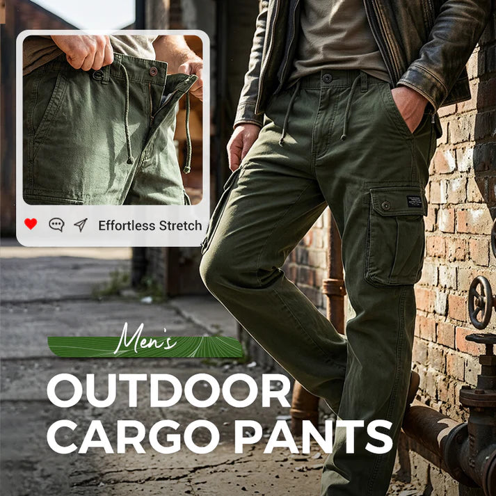 Cotton Cargo Pants – Tactical Multi-Pocket Casual Utility Trousers