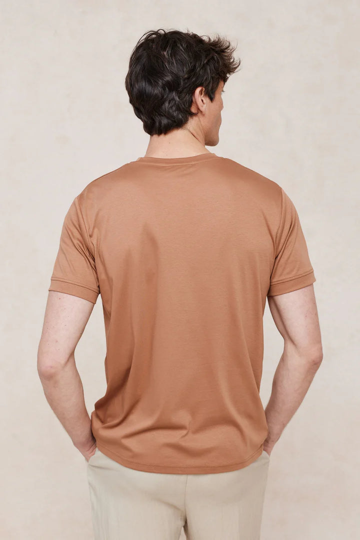 Mercerised T-Shirt – Clean Crew Neck Everyday Tee