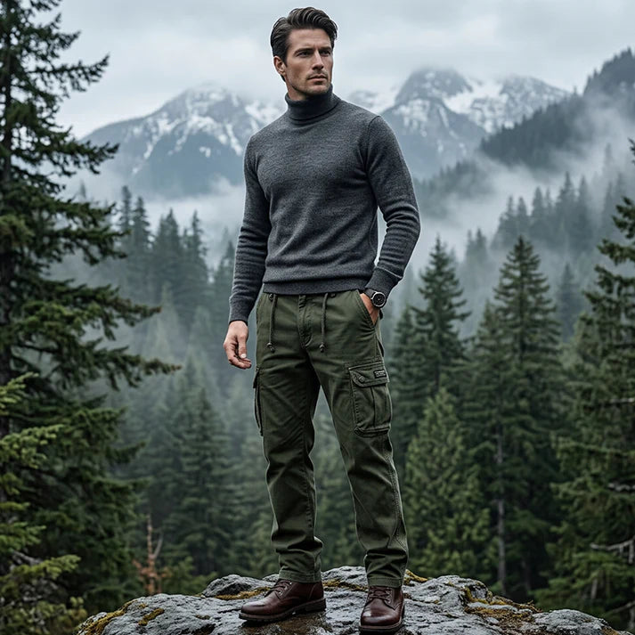 Cotton Cargo Pants – Tactical Multi-Pocket Casual Utility Trousers