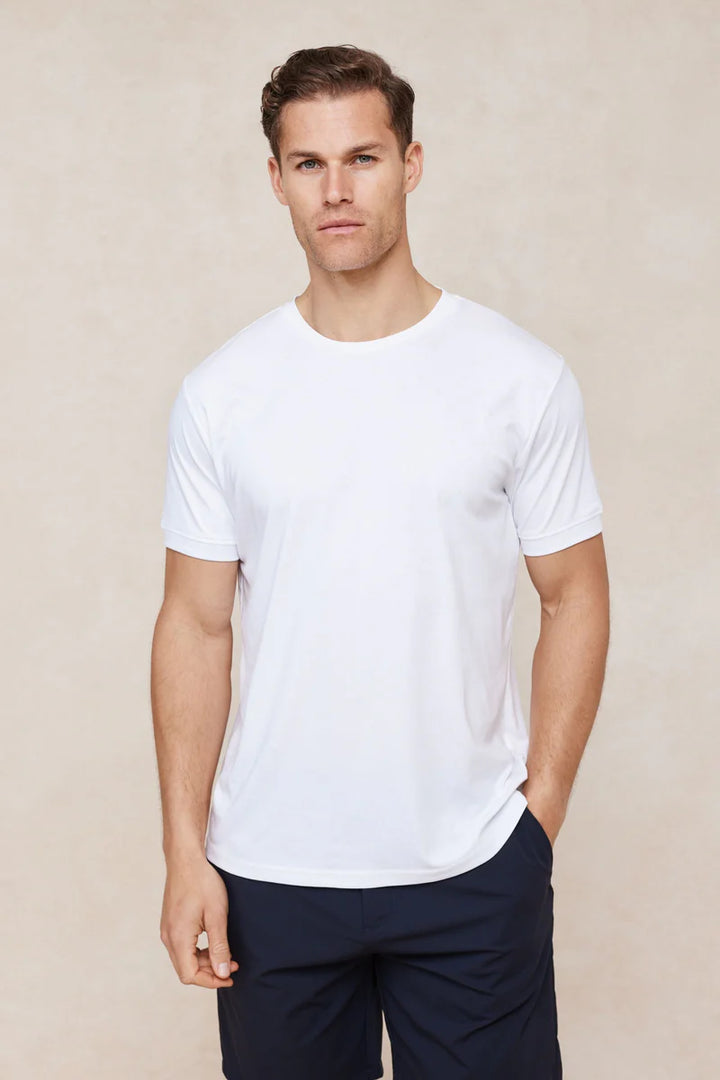 Mercerised T-Shirt – Clean Crew Neck Everyday Tee