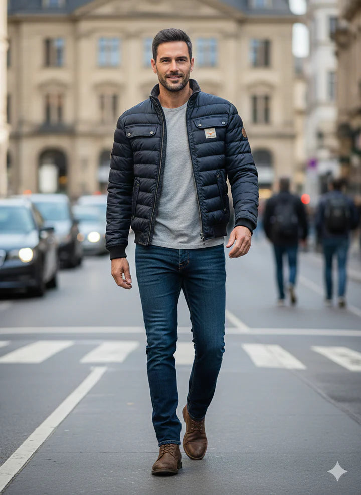 Urban Padded Jacket – Zip-Up Quilted Outerwear