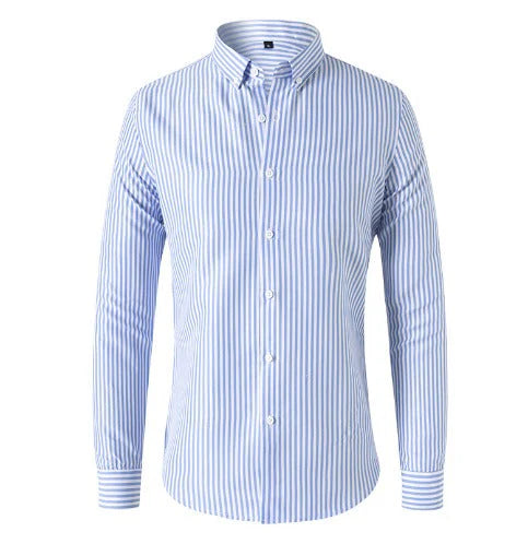 Striped Shirt – Elegant Button-Up Long Sleeve Top