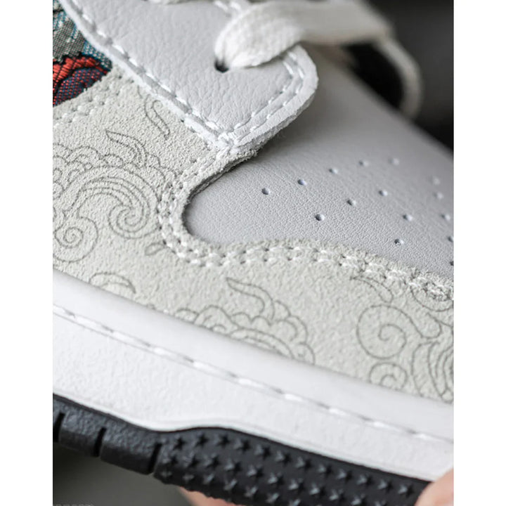 Dunhuang Mythos Sneakers – Artistic Low-Top Streetwear Shoes