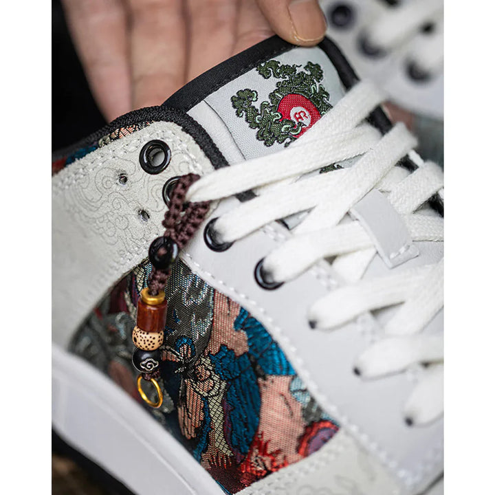 Dunhuang Mythos Sneakers – Artistic Low-Top Streetwear Shoes