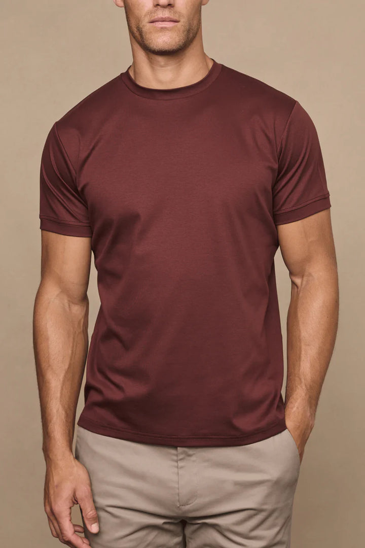 Mercerised T-Shirt – Clean Crew Neck Everyday Tee