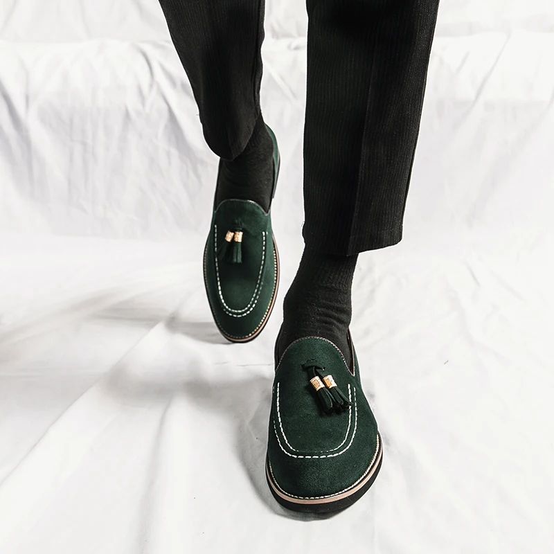 Emerson Tassel Suede Loafer