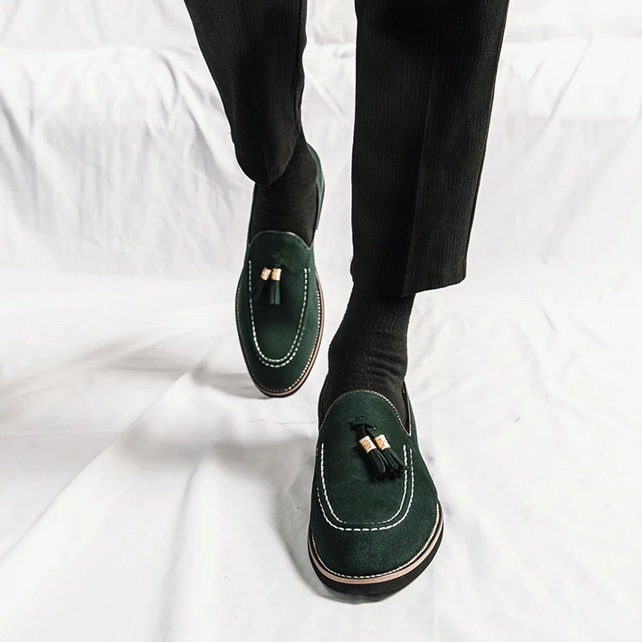 Emerson Tassel Suede Loafer