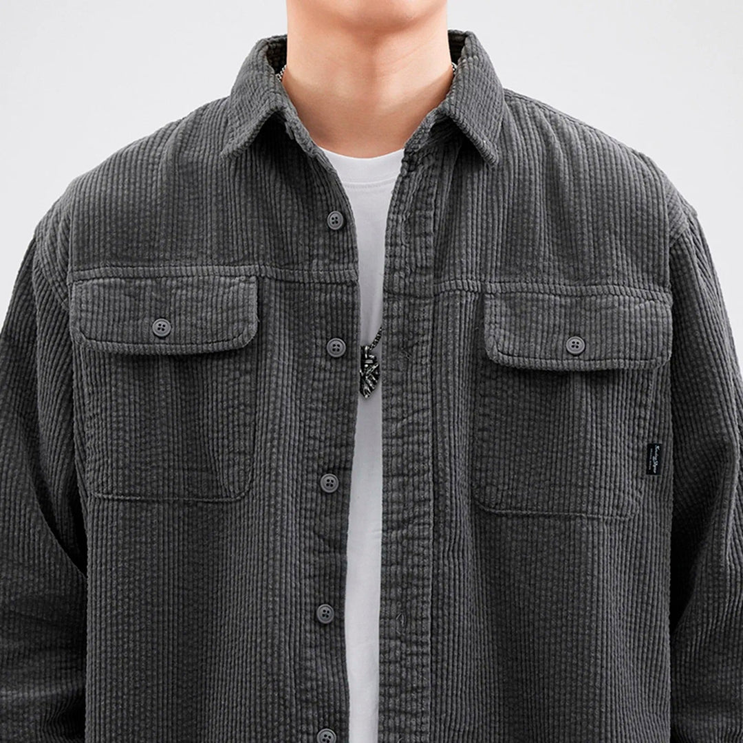 Redwood Corduroy Button-Up