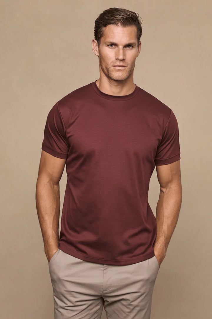 Mercerised T-Shirt – Clean Crew Neck Everyday Tee