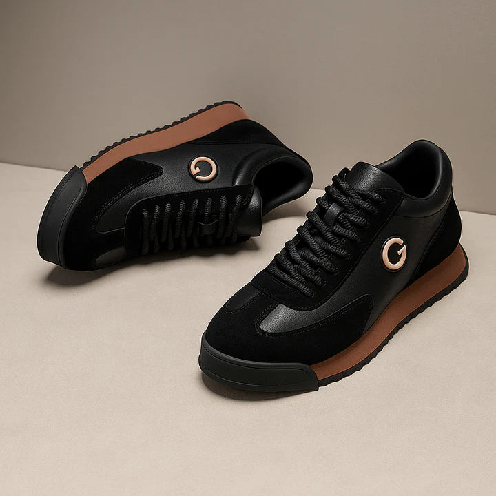 Leather Sneakers – Elegant Low-Top Casual Shoes