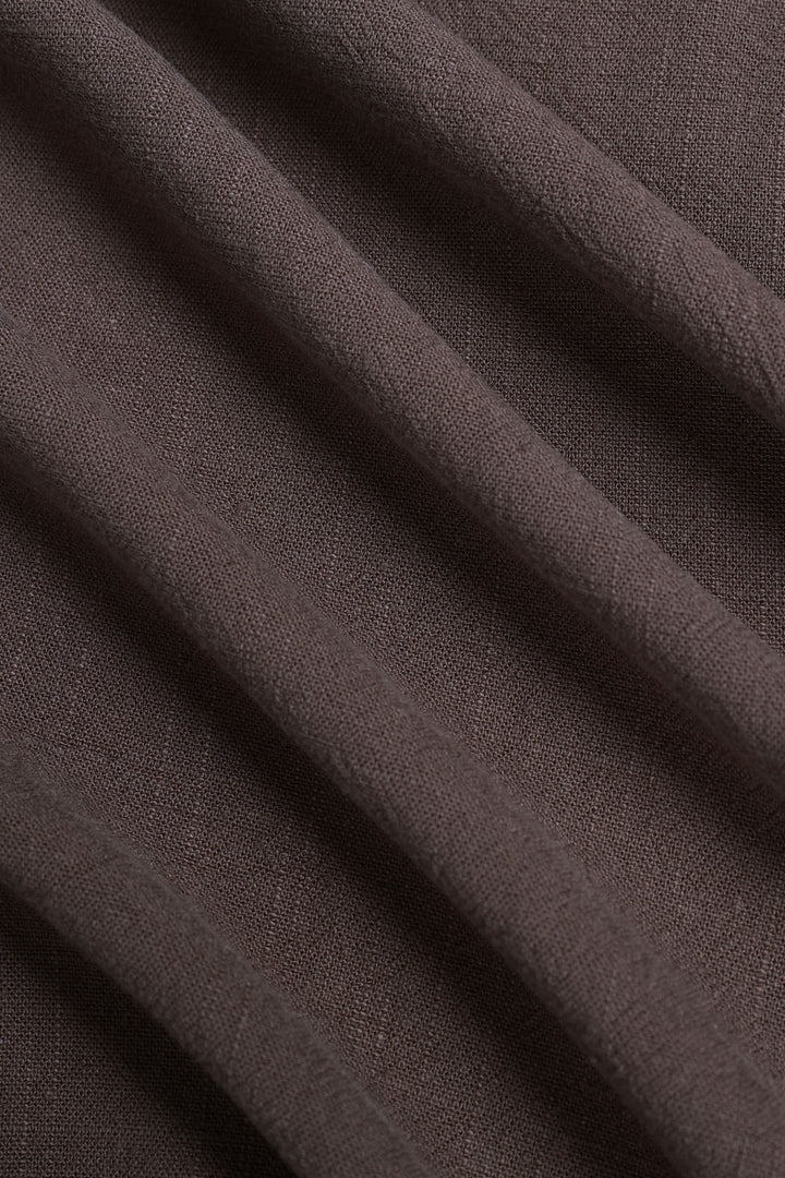 Linen Classic Collar Shirt – Long Sleeve Button-Up Style