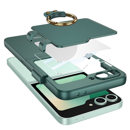 Makeup Mirror Ring Holder Ultra-Thin Hard PC Samsung Galaxy Z Flip Case