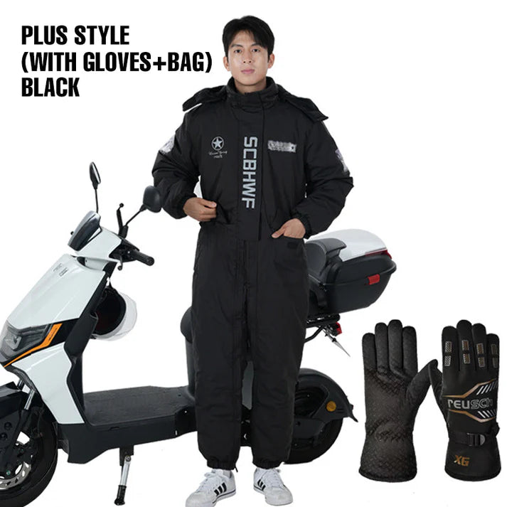 Winter Insulated Riding Suit – Full-Body Outdoor Cold Weather Protection