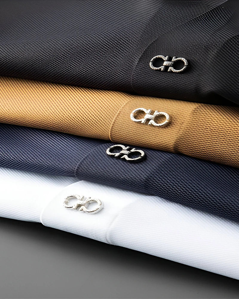Men’s Polo Shirt & Trousers Set – Modern Smart Casual Outfit