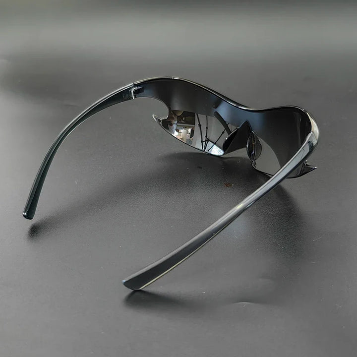 Eclipse Chrome Shades – Wraparound Mirrored Sunglasses for Outdoor Glare Control