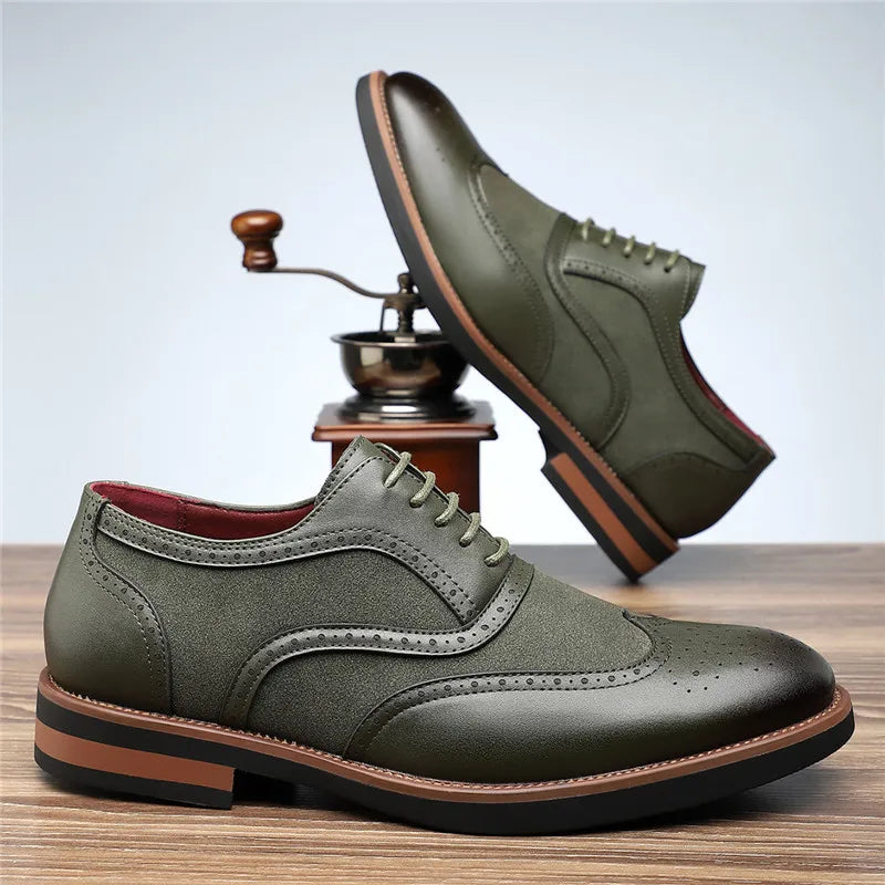Regent Two-Tone Brogue Oxfords