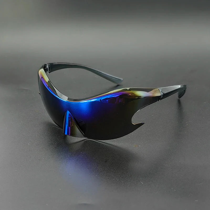 Eclipse Chrome Shades – Wraparound Mirrored Sunglasses for Outdoor Glare Control