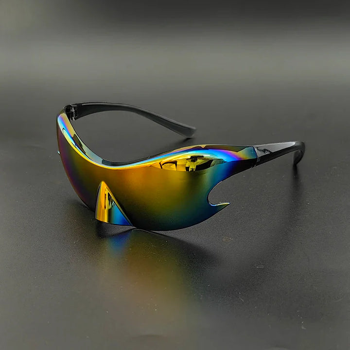 Eclipse Chrome Shades – Wraparound Mirrored Sunglasses for Outdoor Glare Control