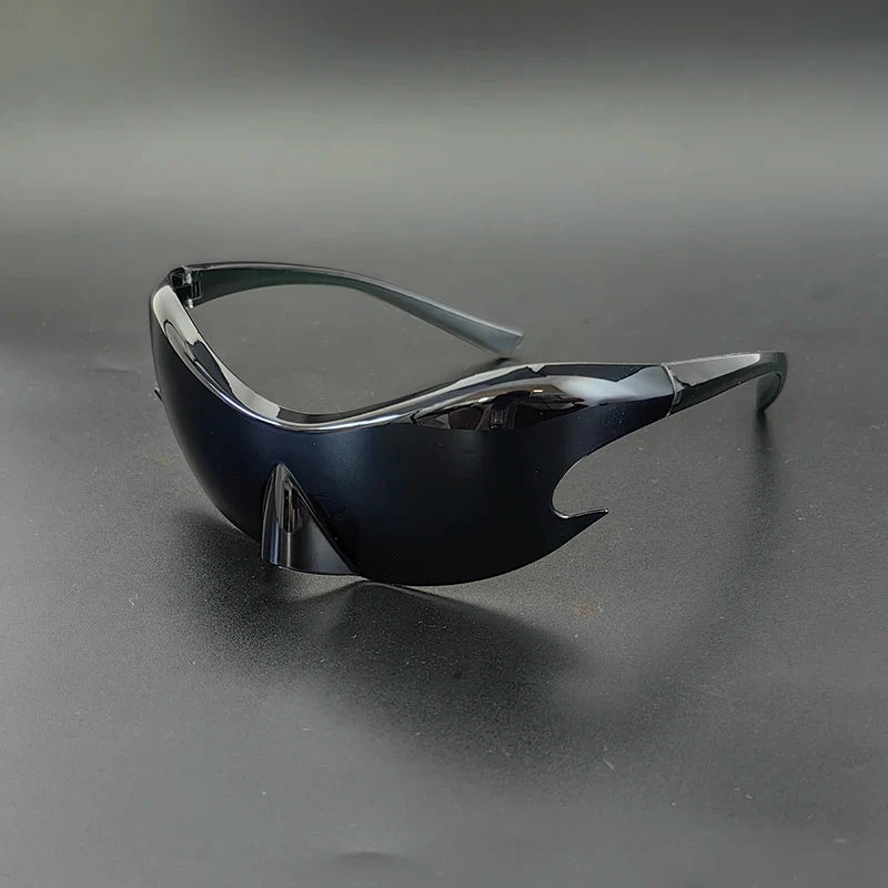 Eclipse Chrome Shades – Wraparound Mirrored Sunglasses for Outdoor Glare Control