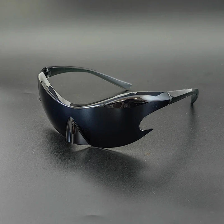 Eclipse Chrome Shades – Wraparound Mirrored Sunglasses for Outdoor Glare Control