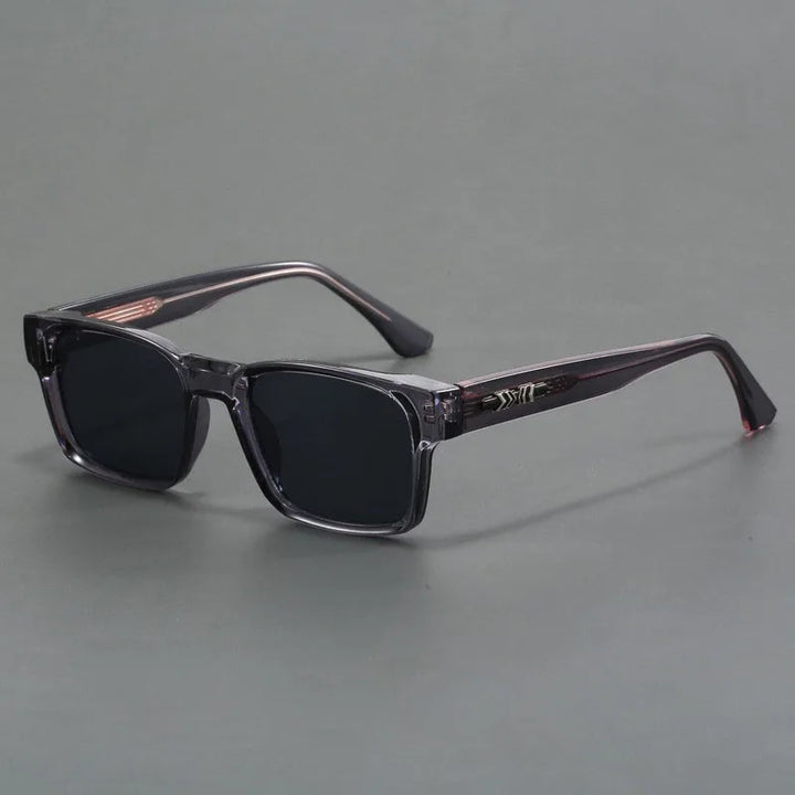 Men’s Square Frame Sunglasses – Classic Tinted Lenses with Free Case