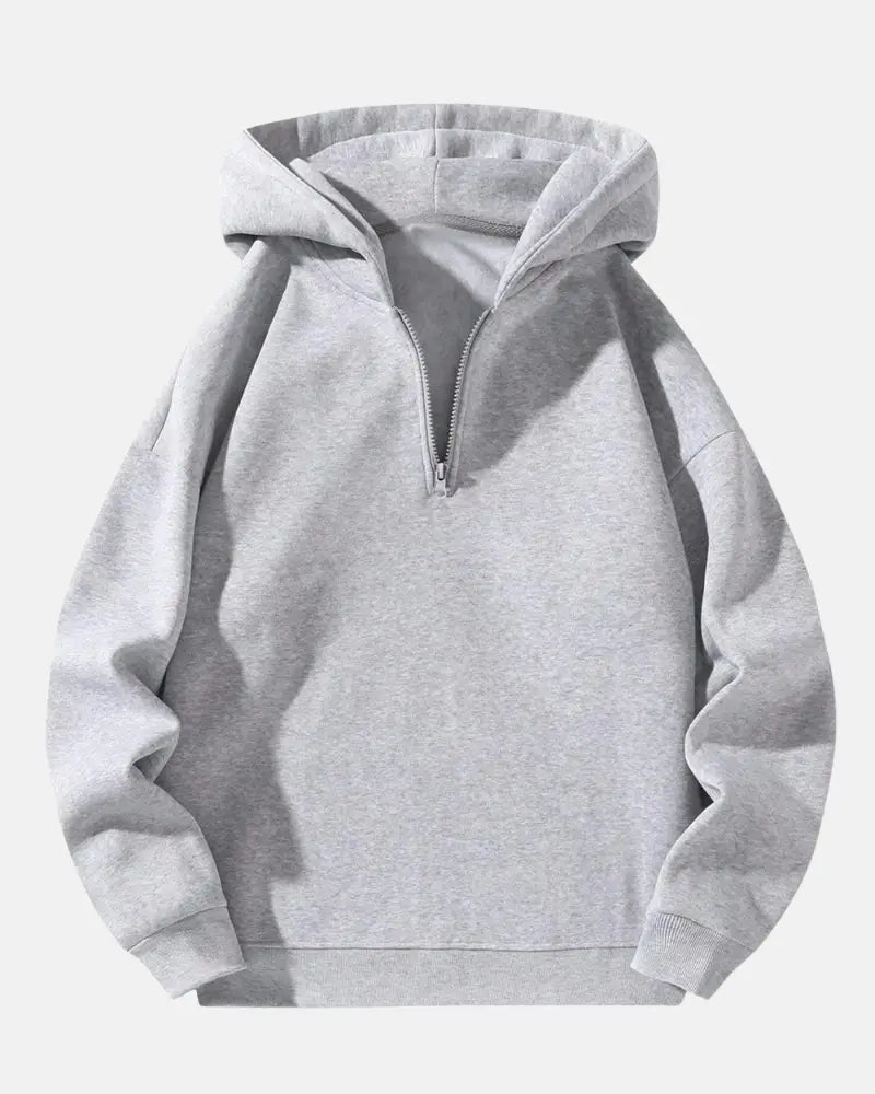 Quarter-Zip Lounge Set – Soft Hoodie & Joggers for Casual Comfort