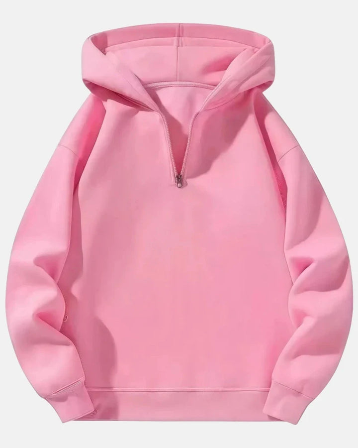 Quarter-Zip Lounge Set – Soft Hoodie & Joggers for Casual Comfort