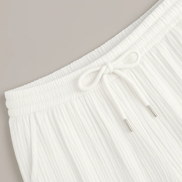 Linen Set – Relaxed Fit Short Sleeve Lounge Outfit