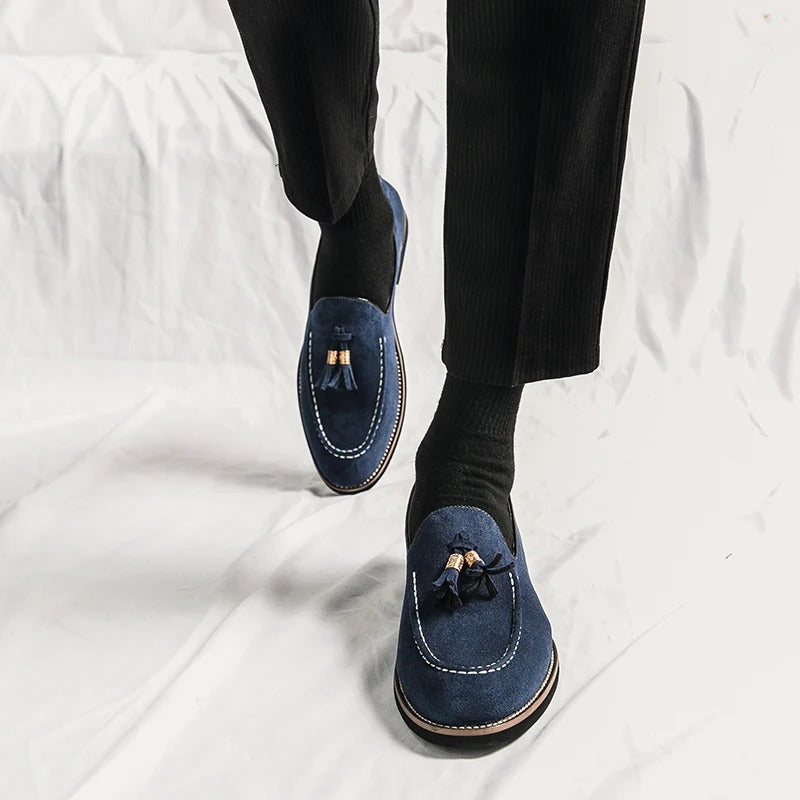 Emerson Tassel Suede Loafer