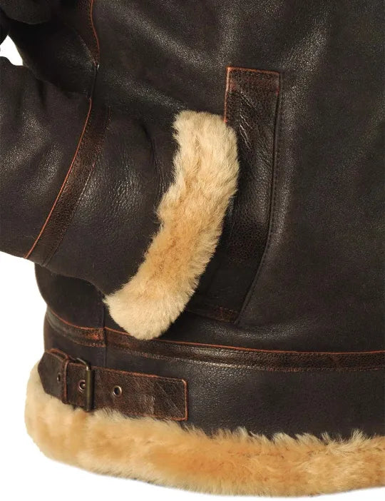 Classic Bomber Jacket – Suede-Style Zip-Up Men’s Outerwear for Warmth