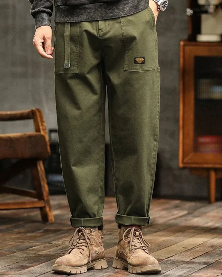 Vintage Cargo Pants – Relaxed Fit Utility Trousers for Men