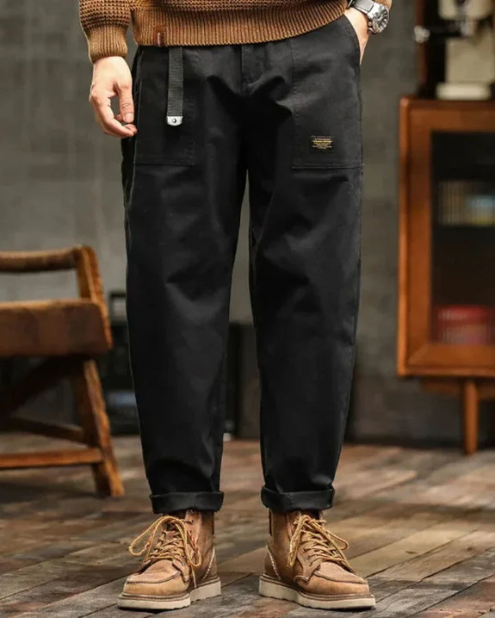 Vintage Cargo Pants – Relaxed Fit Utility Trousers for Men