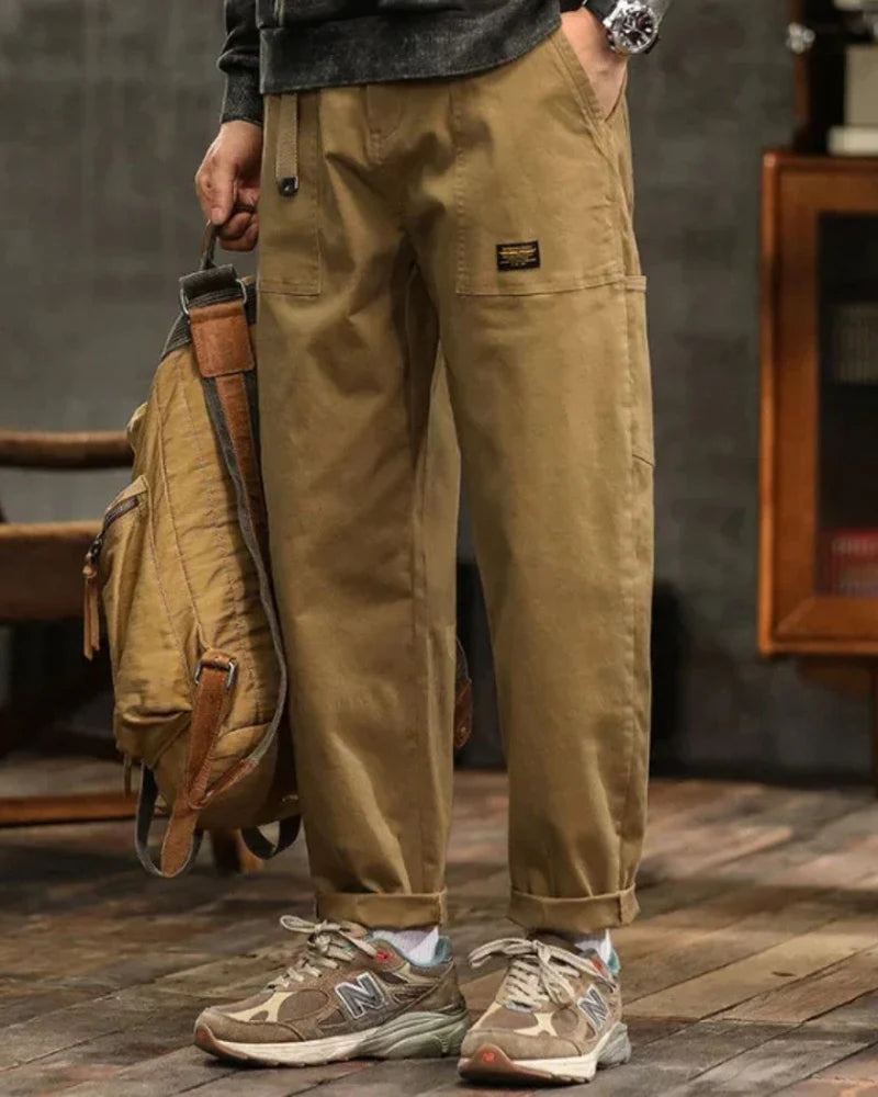 Vintage Cargo Pants – Relaxed Fit Utility Trousers for Men