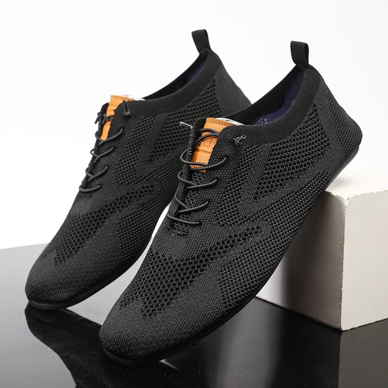 Mesh Knit Slip-Ons