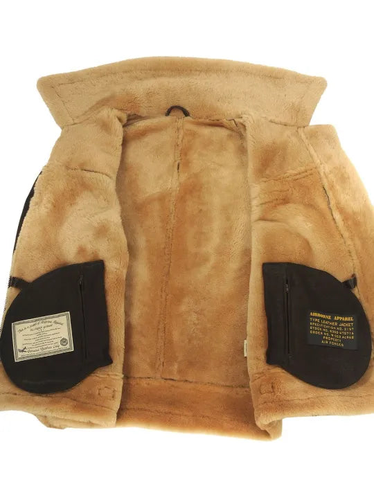 Classic Bomber Jacket – Suede-Style Zip-Up Men’s Outerwear for Warmth