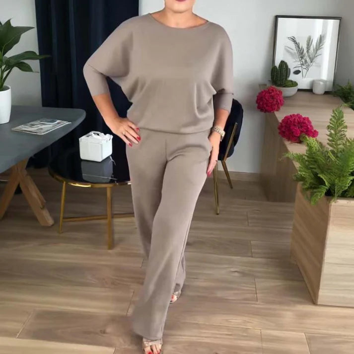 Elegant 3-Piece Lounge Set – Cardigan Top & Pants Outfit for Everyday Chic