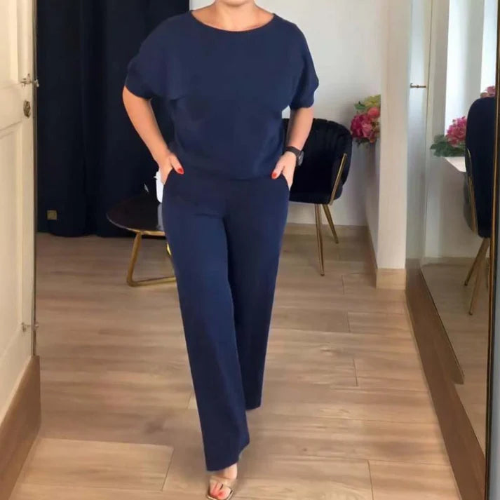 Elegant 3-Piece Lounge Set – Cardigan Top & Pants Outfit for Everyday Chic